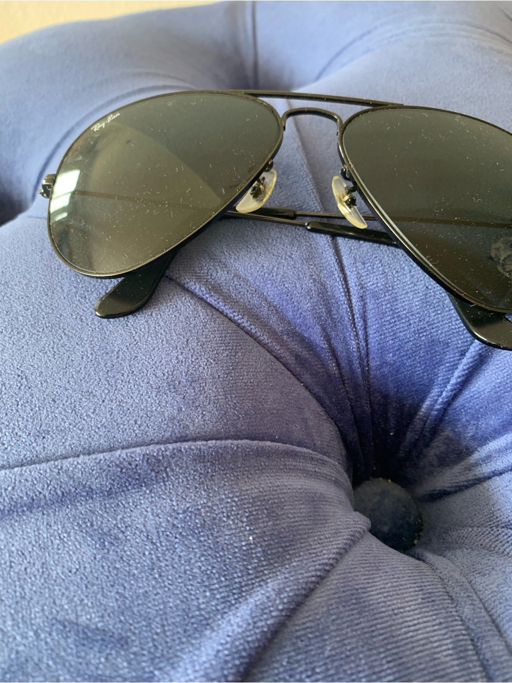 Ray-Ban Men's Black Aviator Sunglasses